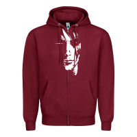Burgundy sandman morpheus classic Zipper Hoodie - artisFamous