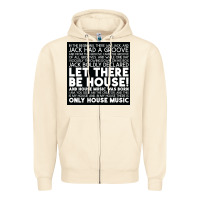 Sandshell Let there be house music Zipper Hoodie - artisFamous