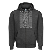Charcoal Heather Joy Division Classic Zipper Hoodie - artisFamous