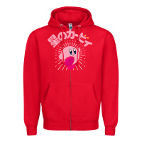 Red kirby kanji classic Zipper Hoodie - artisFamous