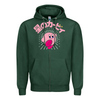 Sports Green kirby kanji classic Zipper Hoodie - artisFamous