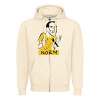 Sandshell norm macdonald cartoon Zipper Hoodie - artisFamous