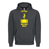 Smoke just a boy who loves ballet Zipper Hoodie - artisFamous