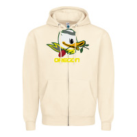 Sandshell throwback oregon Zipper Hoodie - artisFamous