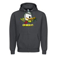 Smoke throwback oregon Zipper Hoodie - artisFamous