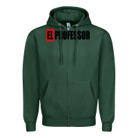 Sports Green professor money el profesor Zipper Hoodie - artisFamous