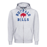Heather Grey vintage distressed bills Zipper Hoodie - artisFamous