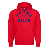 Red vintage distressed bills Zipper Hoodie - artisFamous
