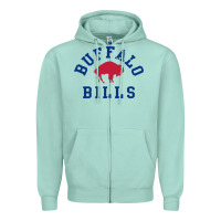 Seafoam vintage distressed bills Zipper Hoodie - artisFamous