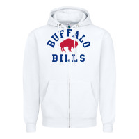 White vintage distressed bills Zipper Hoodie - artisFamous