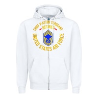White chief master sergeant retired Zipper Hoodie - artisFamous