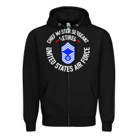 Black chief master sergeant retired Zipper Hoodie - artisFamous