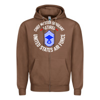 Chestnut chief master sergeant retired Zipper Hoodie - artisFamous