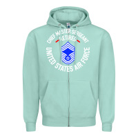 Seafoam chief master sergeant retired Zipper Hoodie - artisFamous
