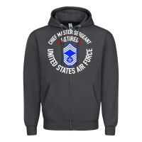 Smoke chief master sergeant retired Zipper Hoodie - artisFamous