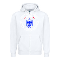 White chief master sergeant retired Zipper Hoodie - artisFamous