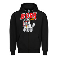 Black bork  gang Zipper Hoodie - artisFamous