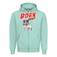 Seafoam bork  gang Zipper Hoodie - artisFamous