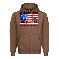 Chestnut no man left behind means something to the rest of us Zipper Hoodie - artisFamous