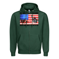 Sports Green no man left behind means something to the rest of us Zipper Hoodie - artisFamous