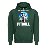 Sports Green merch mr worldwide pit bull Zipper Hoodie - artisFamous