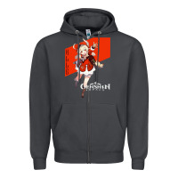 Smoke Genshin Impact Klee Zipper Hoodie - artisFamous