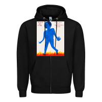 Black walk davids on fire Zipper Hoodie - artisFamous