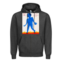 Charcoal Heather walk davids on fire Zipper Hoodie - artisFamous