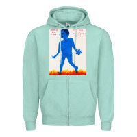 Seafoam walk davids on fire Zipper Hoodie - artisFamous
