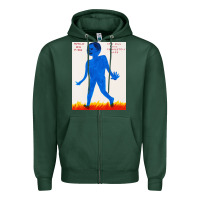 Sports Green walk davids on fire Zipper Hoodie - artisFamous