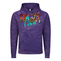 Cloud Purple Papa Claus Vintage Hoodie - CowhideDigitalArt
