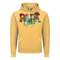 Vintage Mustard Papa Claus Vintage Hoodie - CowhideDigitalArt