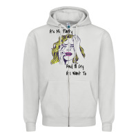 Dove Grey It's My Party And I'll Cry If I Want To happy christmas Zipper Hoodie - artisFamous