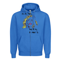 True Royal It's My Party And I'll Cry If I Want To happy christmas Zipper Hoodie - artisFamous