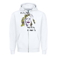 White It's My Party And I'll Cry If I Want To happy christmas Zipper Hoodie - artisFamous