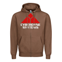 Chestnut cyber dyne systems Zipper Hoodie - artisFamous
