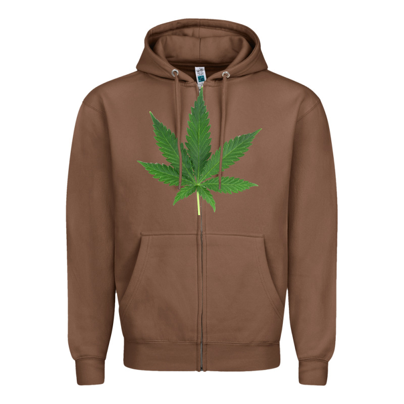Weed Leaf Zipper Hoodie by artisFamous | Teevron