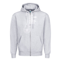 Heather Grey rebel bass Zipper Hoodie - artisFamous