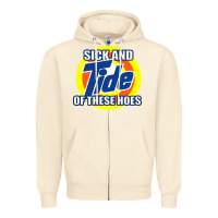 Sandshell sick and tide of these hoes Zipper Hoodie - artisFamous