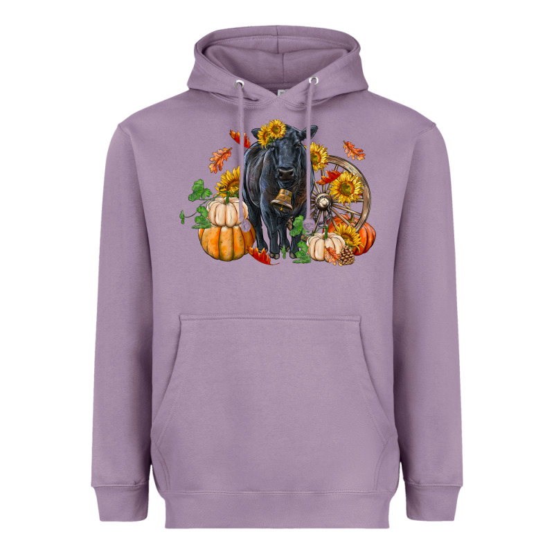Fall Black Angus Heavyweight Hoodie by RanaPortraitStore | Teevron