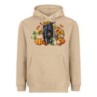 Mushroom Fall black angus Heavyweight Hoodie - RanaPortraitStore