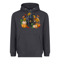 Smoke Fall black angus Heavyweight Hoodie - RanaPortraitStore