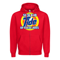 Red sick and tide of these hoes Zipper Hoodie - artisFamous