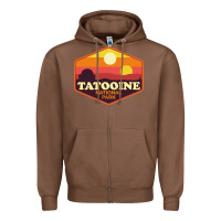 Chestnut tatooine national park Zipper Hoodie - artisFamous