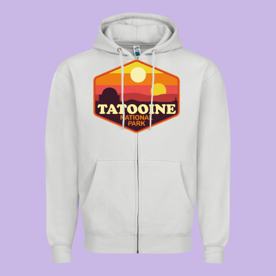 Tatooine National Park Zipper Hoodie Designed By Artisfamous
