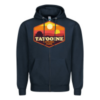 Navy tatooine national park Zipper Hoodie - artisFamous