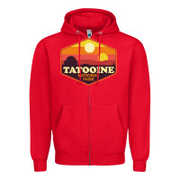 Red tatooine national park Zipper Hoodie - artisFamous