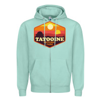 Seafoam tatooine national park Zipper Hoodie - artisFamous