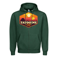 Sports Green tatooine national park Zipper Hoodie - artisFamous