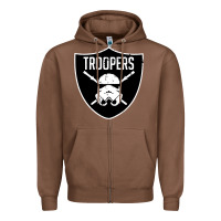 Chestnut troopers Zipper Hoodie - artisFamous